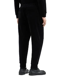 Clubwear Cotton & Nylon Chenille Rhinestone Embellished Regular Fit Joggers