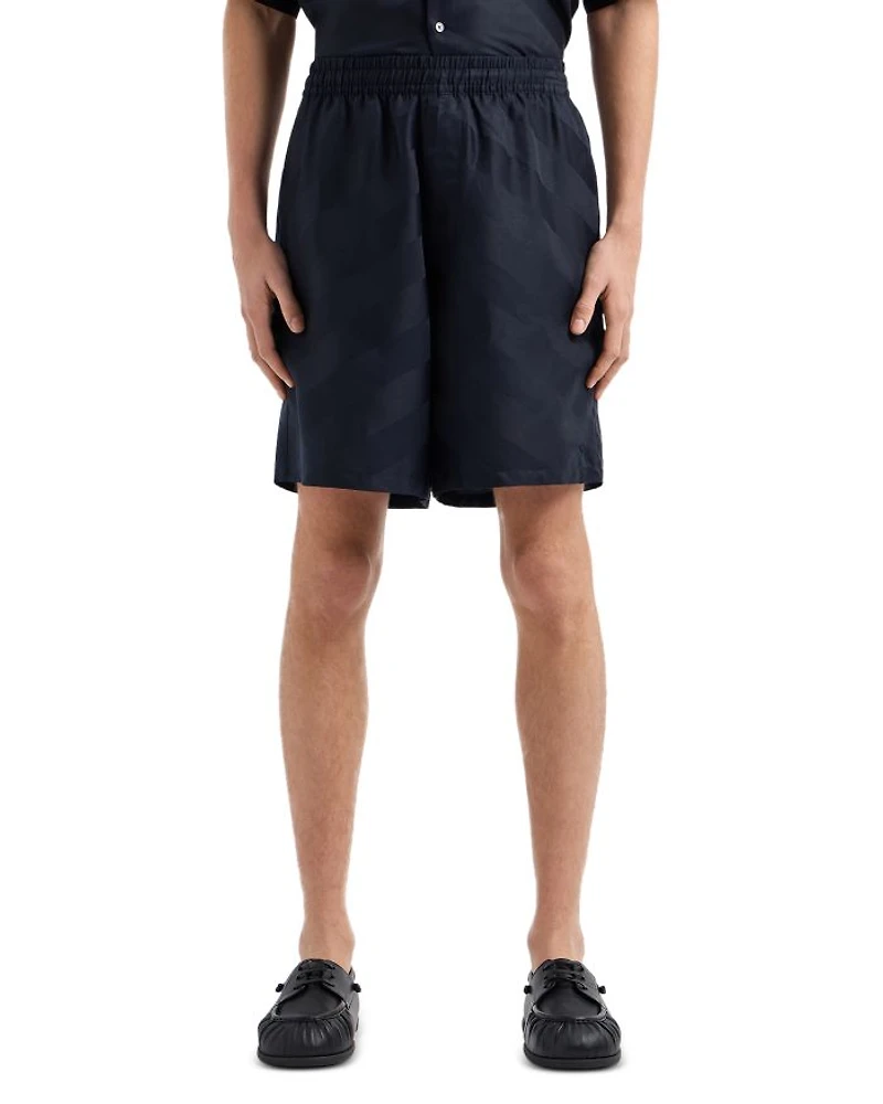 Tonal Print Shorts