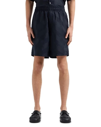 Tonal Print Shorts