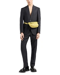 Mouline Slim Leg Trousers