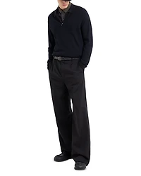 Cotton Jersey Hexagon Jacquard Regular Fit Polo Shirt