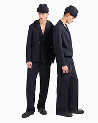 Double Breasted Fleece Jacket