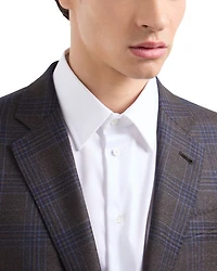 Plaid Wool Blazer