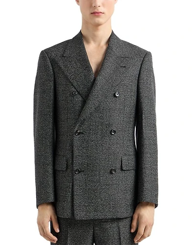 Grisaille Regular Fit Double Breasted Suit Jacket