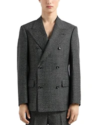 Grisaille Regular Fit Double Breasted Suit Jacket