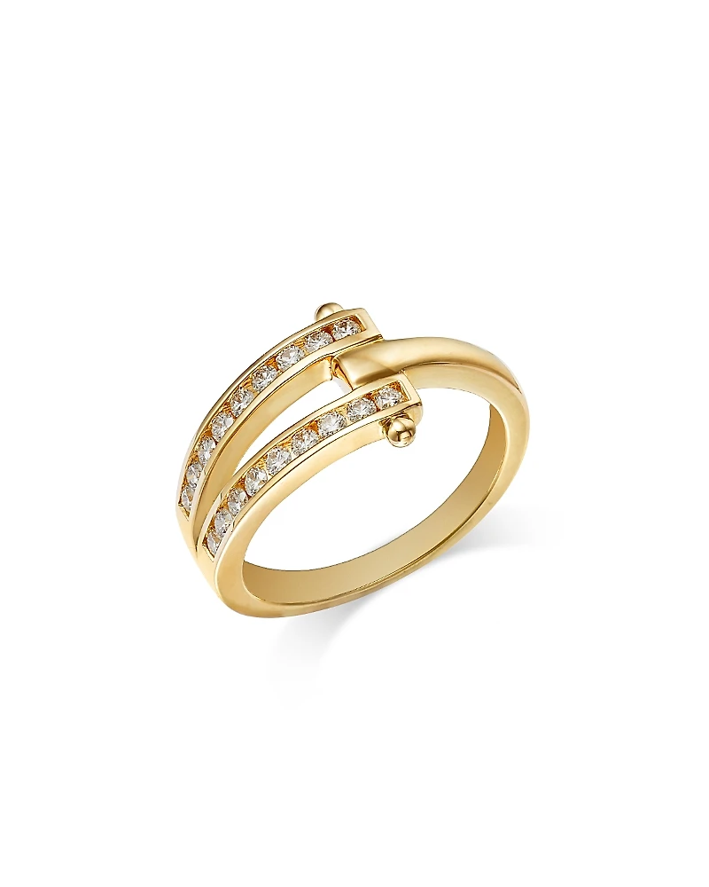Bloomingdale's Fine Collection 14K Yellow Gold Diamond Stack Ring, 0.38 tcw