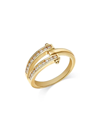Bloomingdale's Fine Collection 14K Yellow Gold Diamond Stack Ring, 0.38 tcw