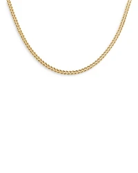 14K Yellow Gold Cuore Rope Link Collar Necklace, 18"