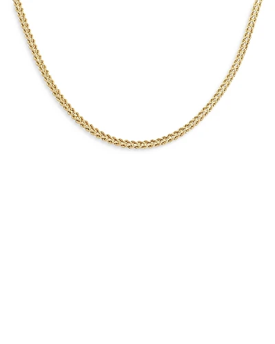 Alberto Amati 14K Yellow Gold Cuore Rope Link Collar Necklace, 18
