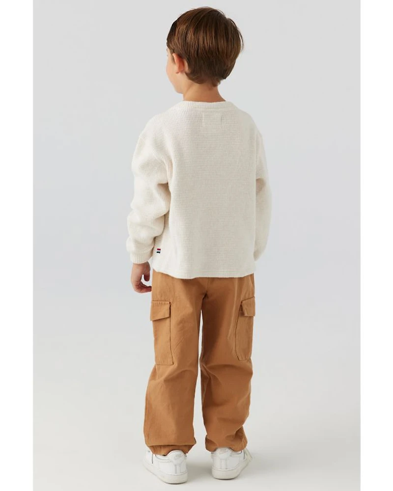 Boys' Newport Thermal Waffle Knit Pocket Tee - Little Kid, Big Kid