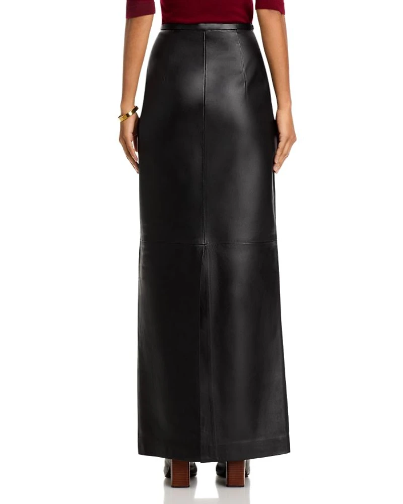 Leather Maxi Skirt