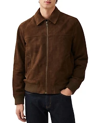 Rodd & Gunn Redvale Zip Front Suede Jacket