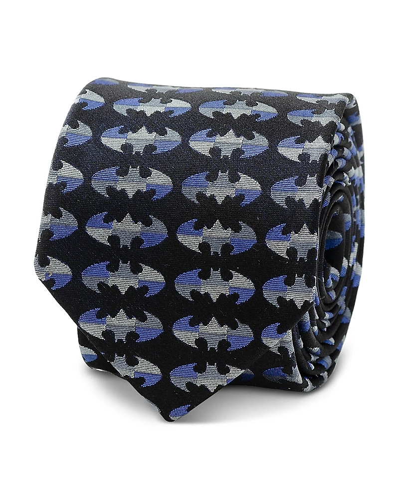 Cufflinks Inc Batman Blue Blocked Silk Tie