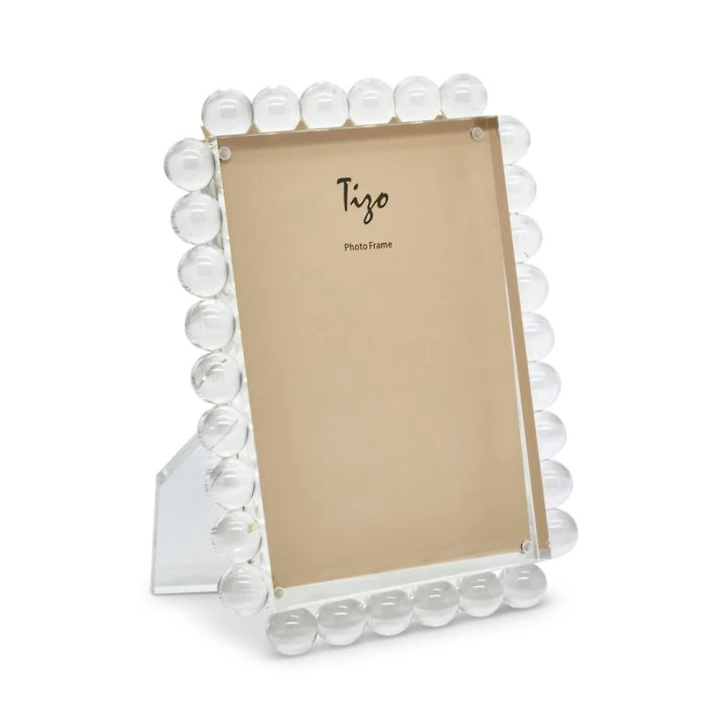 Lucite Frame with Bubbles