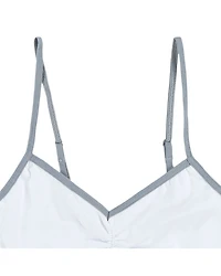 Girls' Cotton Stretch Jersey Bralettes, Pack of 2