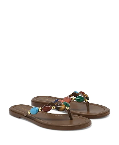 Gianvito Rossi Women's Shanti Thong 05 Flats