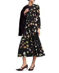 Windermere Printed Silk Blend Dress