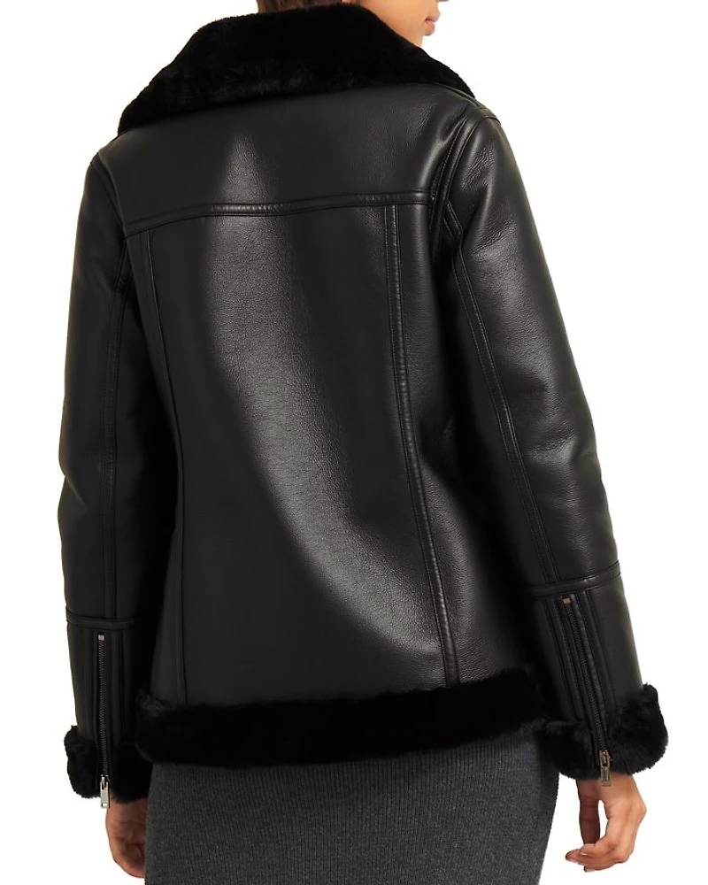 Ali Faux Leather Moto Jacket