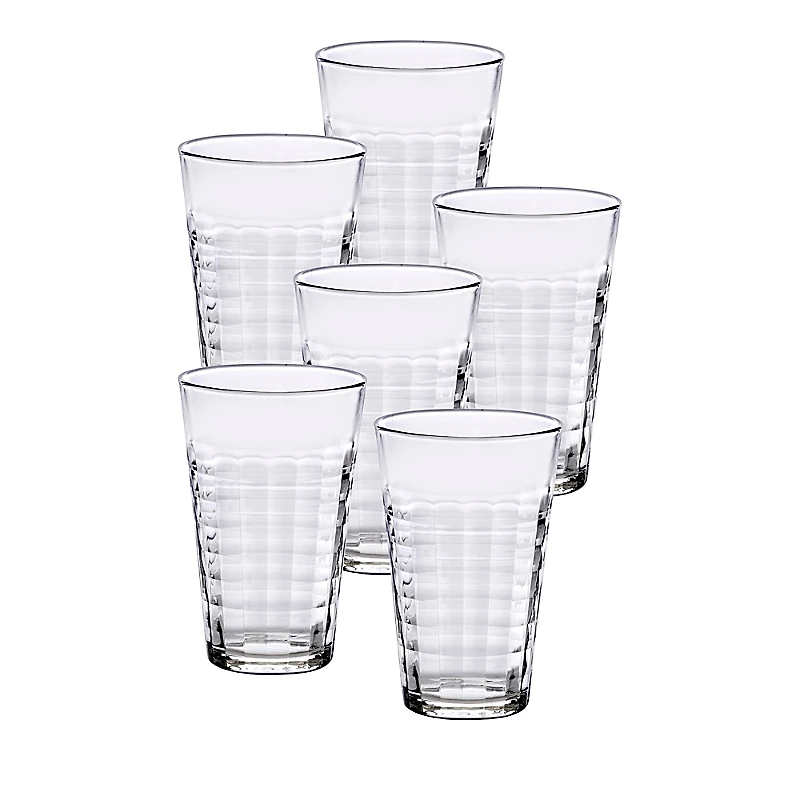 Duralex Prisme Clear 11.12 oz. Tumbler, Set of 6