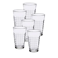Duralex Prisme Clear 11.12 oz. Tumbler, Set of 6