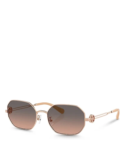 Tory Burch Miller Oval Sunglasses, 55mm