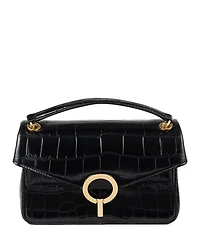 Small Embossed Leather Crossbody Bag