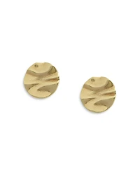 Bloomingdale's Fine Collection 14K Yellow Gold Wave Art Earrings