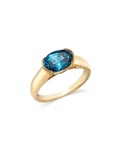Bloomingdale's Fine Collection London Blue Ring