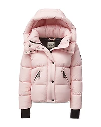 Sam. Girls' Elsa Matte Hooded Down Jacket