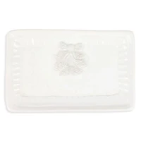 Pietra Natale Wreath Rectangular Tray