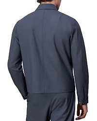 Melrose Wool Blend Twill Full Zip Jacket