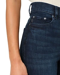 Halle Instasculpt Straight Leg High Rise Jeans Mediterranean
