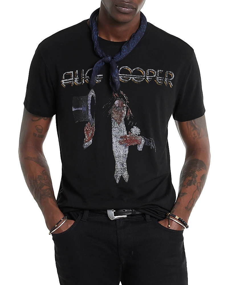 John Varvatos Alice Cooper Graphic Tee