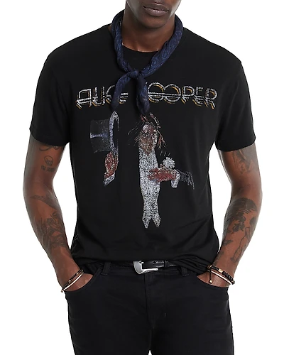 John Varvatos Alice Cooper Graphic Tee