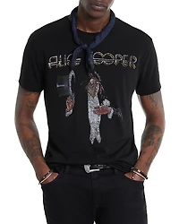 John Varvatos Alice Cooper Graphic Tee