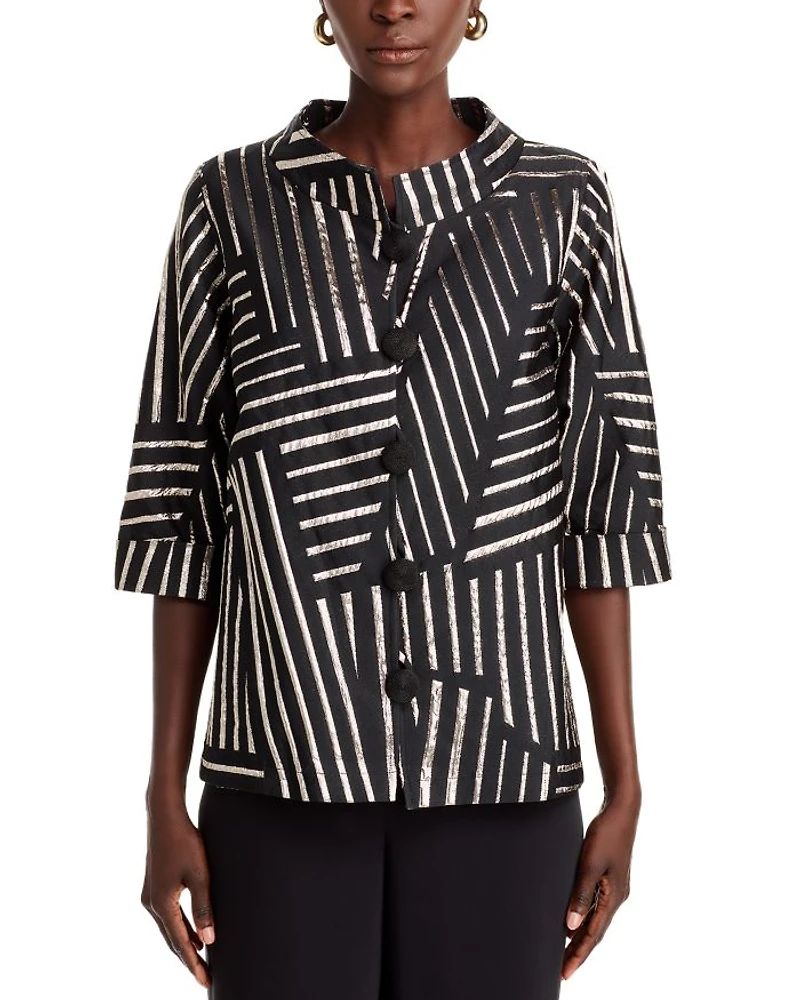 Graphic Jacquard Jacket