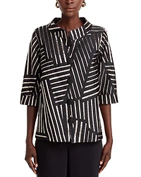 Graphic Jacquard Jacket