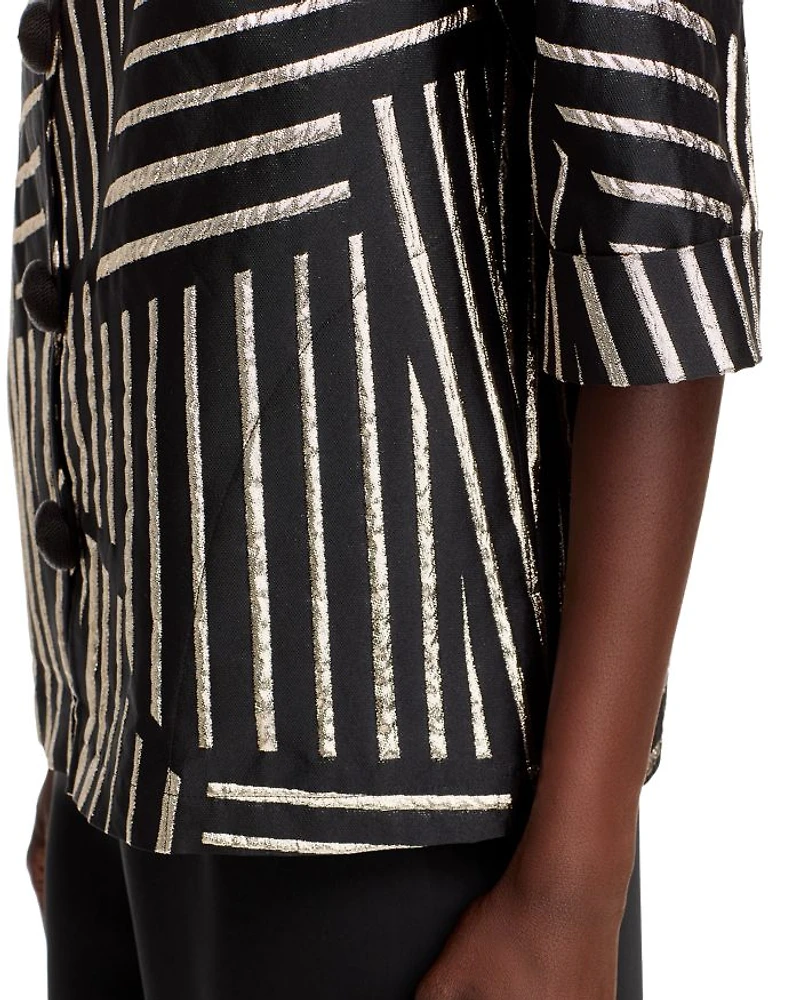 Graphic Jacquard Jacket
