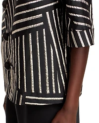 Graphic Jacquard Jacket