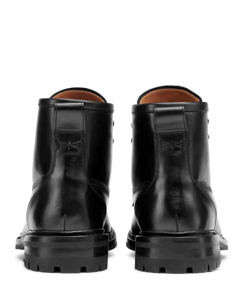 Men's Black Chase Moc Toe Boots