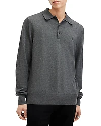 Allsaints Kilburn Long Sleeve Polo Sweater