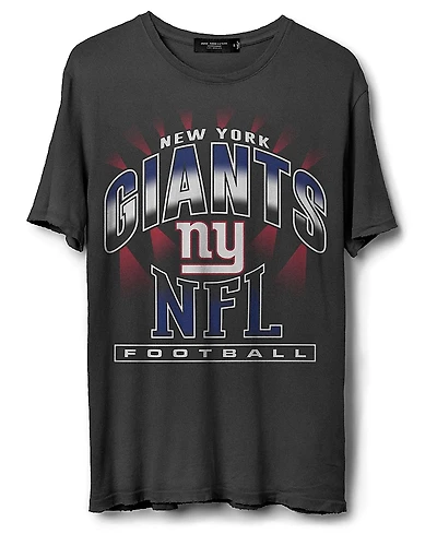 Junk Food Clothing Unisex Nfl New York Giants Chrome Flea Market Tee