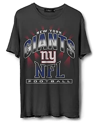 Junk Food Clothing Unisex Nfl New York Giants Chrome Flea Market Tee