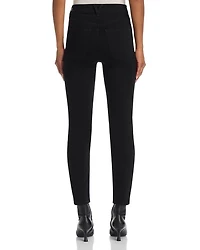 Ryleigh SlimHigh Rise Straight Ankle Jeans Onyx