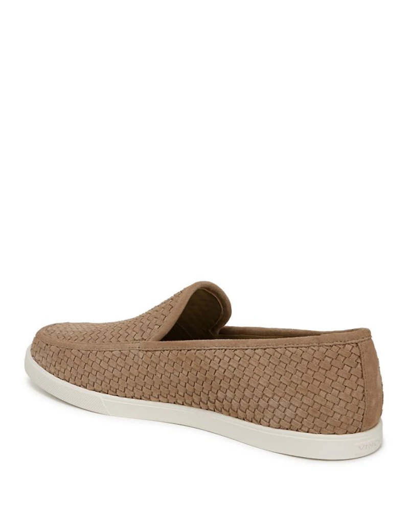 Men's Suede Sonoma Basketweave Loafers
