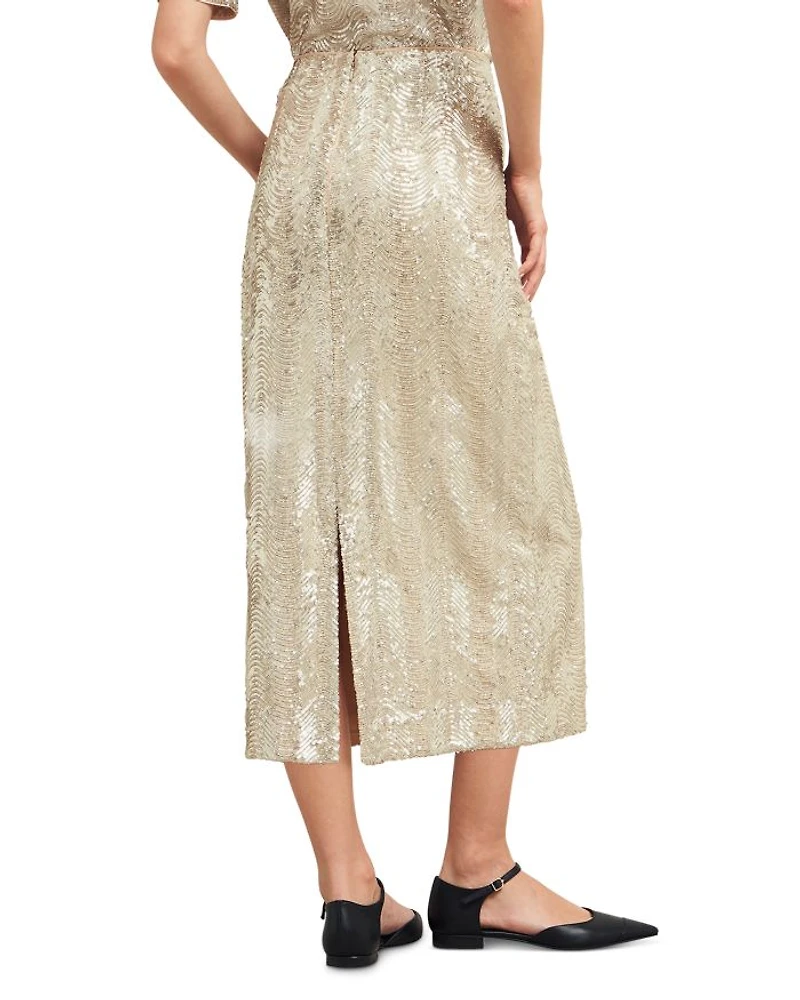 Marlowe Limited Sequined Maxi Skirt