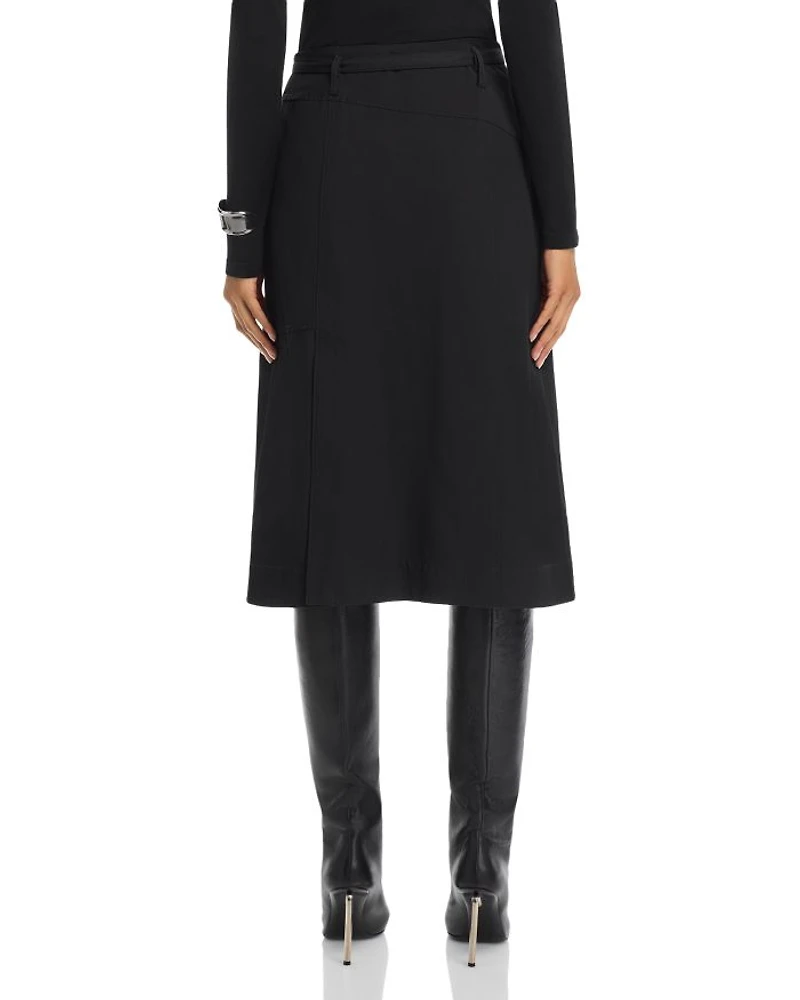 Belted Utility Skirt