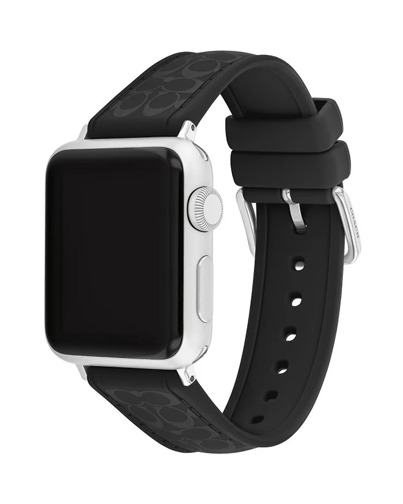 Apple Watch® Black Silicone Strap, 38/40/41mm