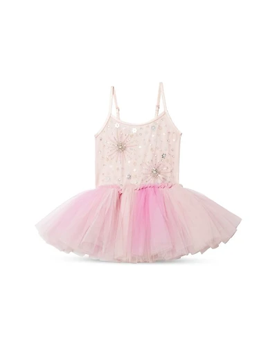 Girls' Bebe Fireworks Cotton & Nylon Tutu Dress - Baby