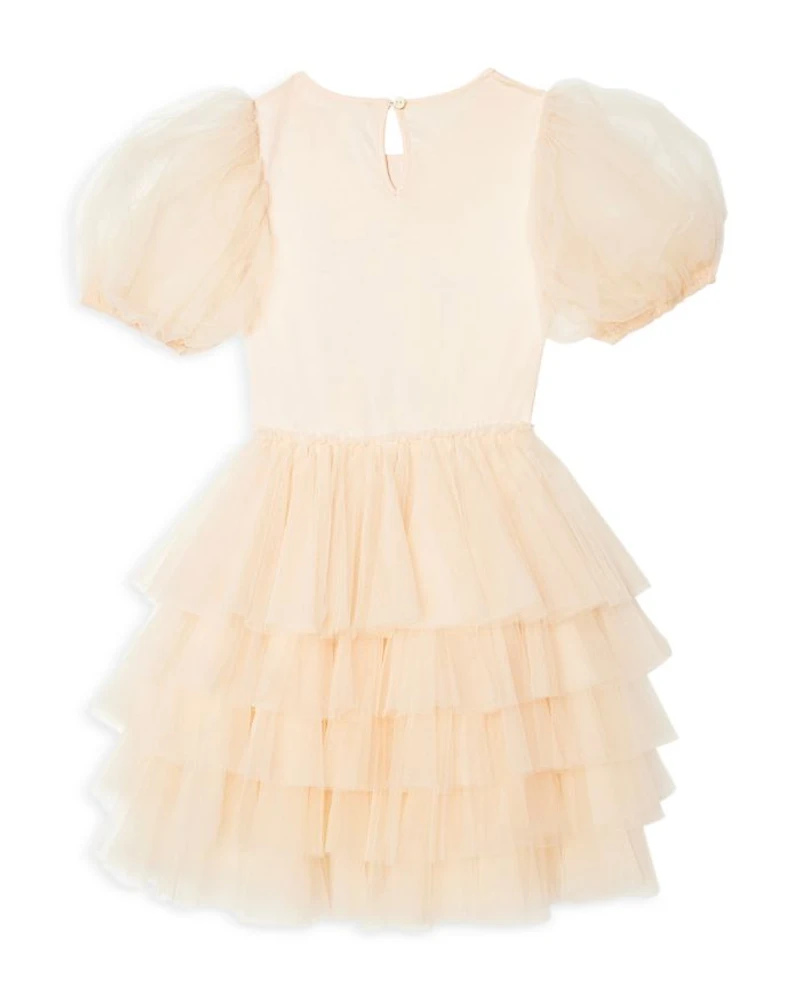 Girls' Trinket Cotton & Nylon Tutu Dress - Little Kid, Big Kid